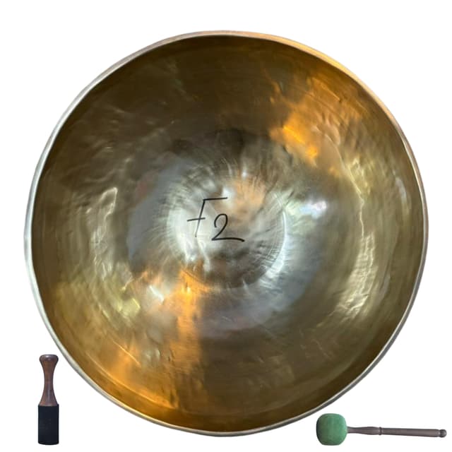 F2 Therapy Singing Bowl | Handmade Sound Healing Bowl Nepal