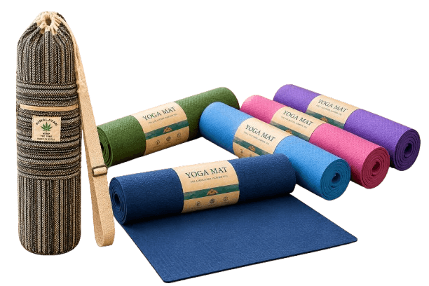 Hemp & Rubber Yoga Mat with Bag in Nepal | Cost